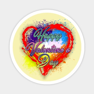 Happy Valentines Day T-Shirt Magnet